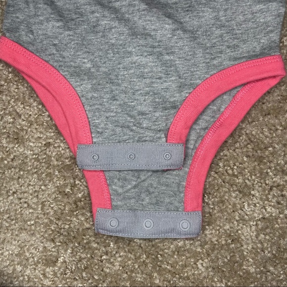 Nike Grey Long Sleeve Bodysuit 3M - Picture 2 of 4